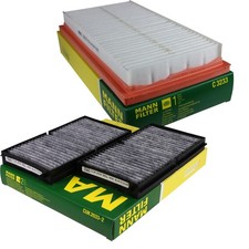 MANN-FILTER Filtersatz Innenraumfilter Luftfilter für Mazda 626 V Station
