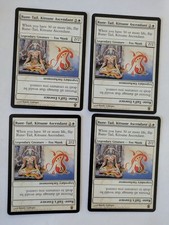 4 Rune-Tail Kitsune Ascendant Saviors of Kamigawa MTG NM Free ship&track