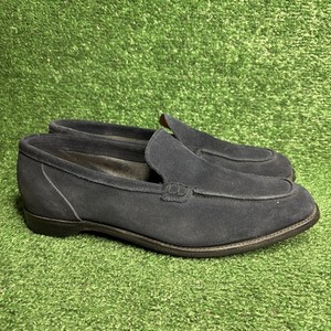 ALFRED SARGENT DARK BLUE MADE IN ENGLAND SLIP ON LOAFERS SIZE US 11 / UK 10 Loafers | Abbot main image 4