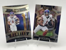 2025 Panini Select  Malik Nabers -  Numbers #25, And Concourse #94 Giants