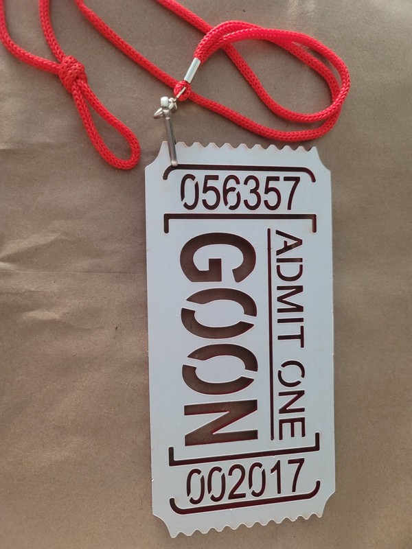 Defcon Hacking Conference SOC Goon Badge - Non-electronic