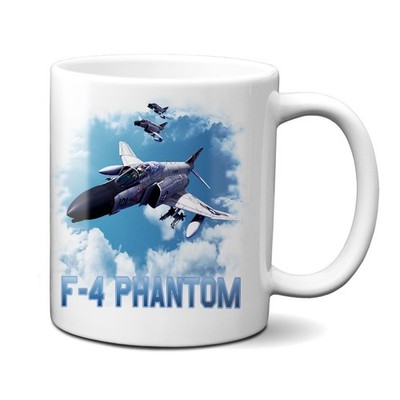 F-4 Phantom Trio In The Clouds 11oz Mug