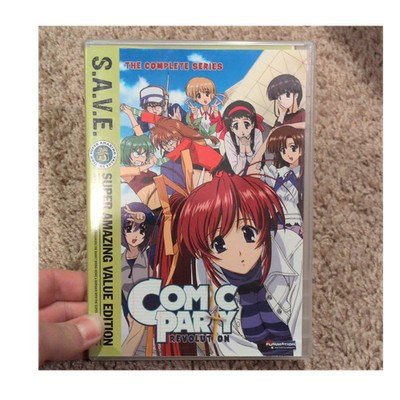 Comic Party Revolution Complete Series DVD Anime S.A.V.E. Edition 2 Disc Set