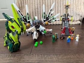 LEGO NINJAGO: Epic Dragon Battle (9450)-99% complete+FIGS+Instructions
