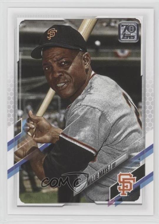 2021 Topps Legend Variation SP Legend Variation Willie Mays #227 HOF 9b3