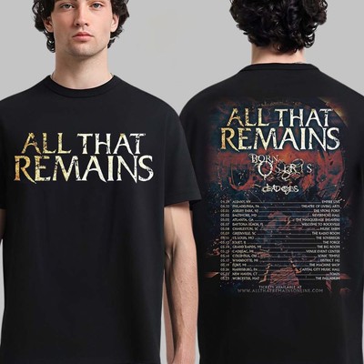 All That Remains With Born Of Osiris And Dead Eyes North America Spring T-Shirt