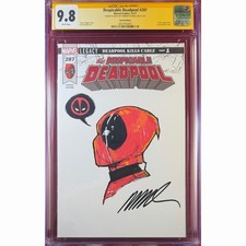 DESPICABLE DEADPOOL #287 SKETCH EDITION CGC 9.8 SS SKETCH BY HUMBERTO RAMOS