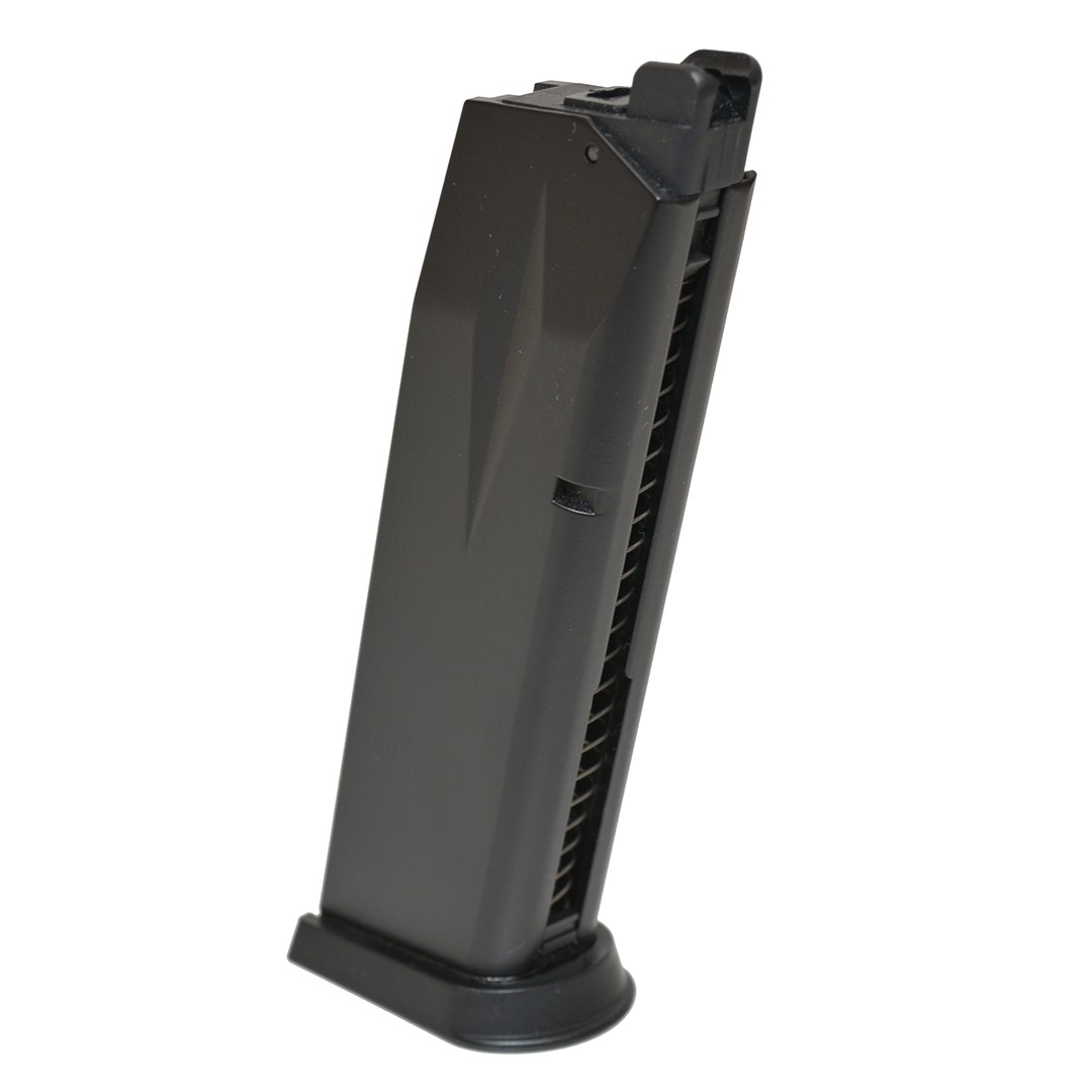 WE Airsoft Magazine P228 Series 24rd 6mm bb's Green Gas Black