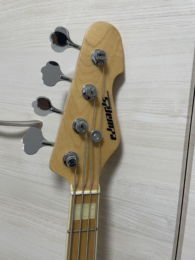 EDWARDS PROFESSIONAL GUITAR＆BASS ESP Edwards by ESP Jazz Bass E-JB-110PM Natural Block Inlay Seymour