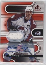 2022-23 Upper Deck SP Game Used Legends Red Jersey 15/15 Joe Sakic Auto HOF 1fl4