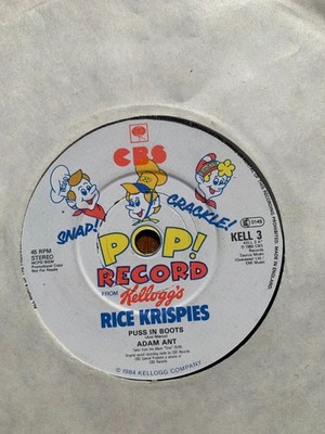 ADAM ANT  7'' VINYL SINGLE UK KELLOGG'S PROMO 1984 KELL 3 B/W BONNIE TYLER