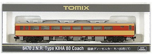 NGauge TOMIX (Tomix) 8470 JNR Diesel Car Kiha 80 (T) 2015 Lote 【A】 | Zustand: Usado