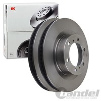 2X NK Bremsscheiben 338Mm BelÜFtet Vorne Passend FÜR Toyota 4 Land | 2045150