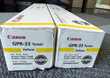 Canon GPR-33 Yellow Copier Toner Cartridge 2804B003/AA1 2804B003AA1