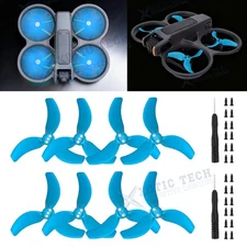 8x Blue Tips Spare Blades Props for DJI Avata 2 Drone Accessories Light Weight