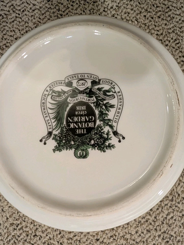 CONTENEDOR DE ALMACENAMIENTO DE JARDÍN BOTÁNICO PORTMEIRION - PATRÓN DULCE WILLIAM. Foto 3 de 4