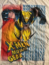 Vintage Wolverine X-men 1993 Marvel Mutant Gear Shirt Large New W Tags