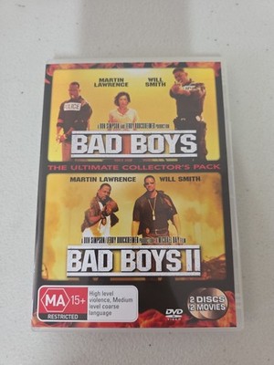 Bad Boys & Bad Boys II DVD - Region 4  PAL - TRACKED POSTAGE