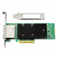 Intel RSP3GD016J Broadcom LSI 9400-16e SATA / SAS PCI-E x8 12Gbps Tri-Mode HBA