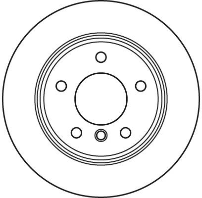 2x BRAKE DISC DF6106 FOR BMW Z4/Roadster/E85 N46B20B 2.0L 4cyl Z4 Roadster E85 - Image 3 of 4