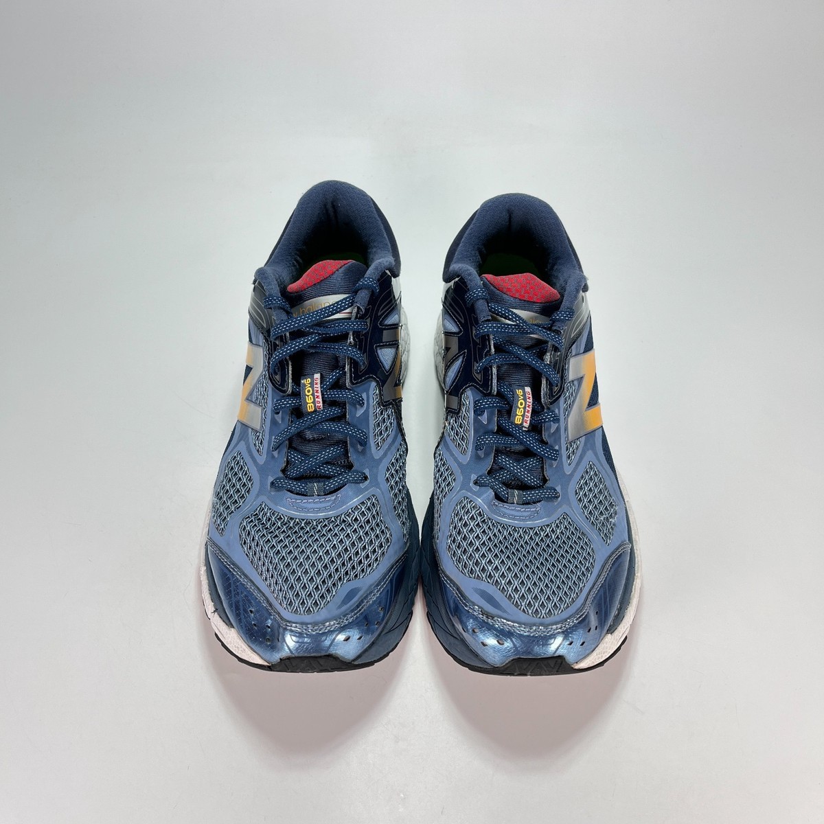 New Balance 860v6 Blue Orange Running Shoes Athletic  display picture 2