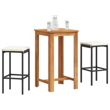 Garden Bar Set Black