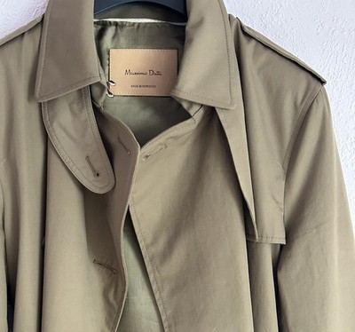 Massimo Dutti Trenchcoat, Khaki,  (38) M, wie Neu, mit Etikett
