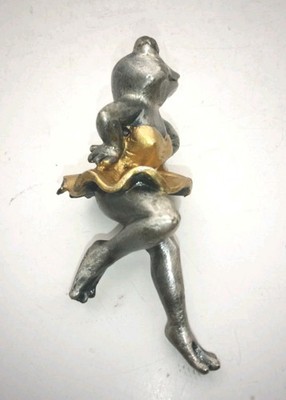 1993 SPI Pewter Dancing Ballerina Frog Figurine              