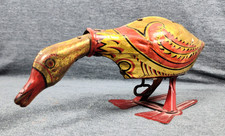 Louis Marx Golden Goose Clockwork Tin Wind Up Toy Vintage 1924 Works - No Eggs