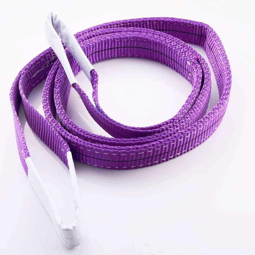 Cargo Lifting Sling Duplex Polyester Flat Webbing Lift Strap Colored Lifting Be