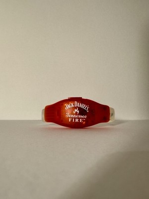 Jack Daniels - Fire Whiskey , LED Armband Silikon beleuchtet rot Party , NEU