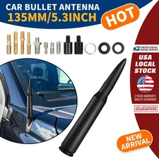 50 Cal Caliber Bullet Car Aluminum Short Antenna 5.3" Kit for Ford Explorer