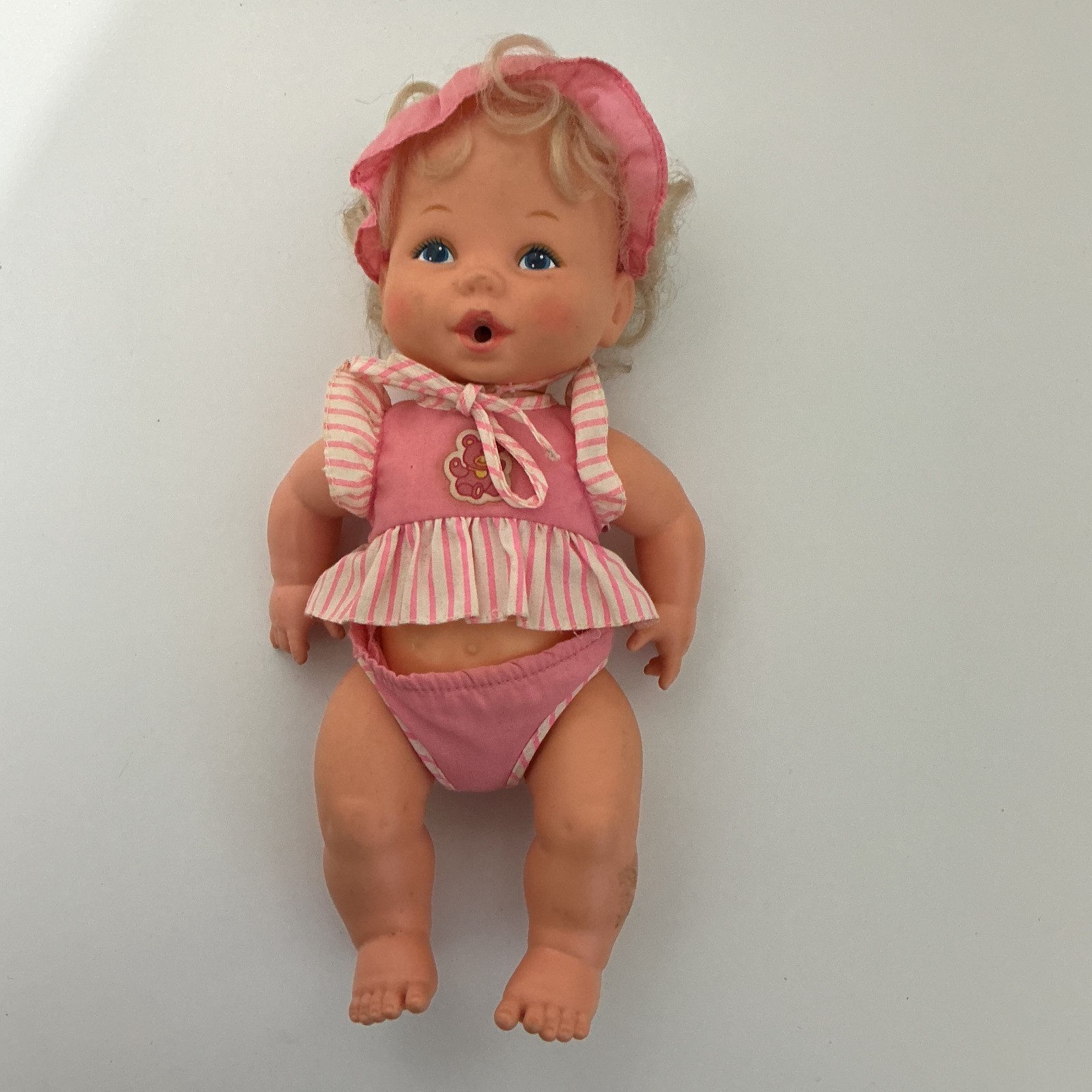 VINTAGE MATTEL  Bottle Time Baby Doll 1984 Mattel DRINK & WET
