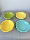 Fiesta HLC USA Fiestaware Multicolor Set of 4 Salsa Fruit 5 3/4" Bowls Green Blu