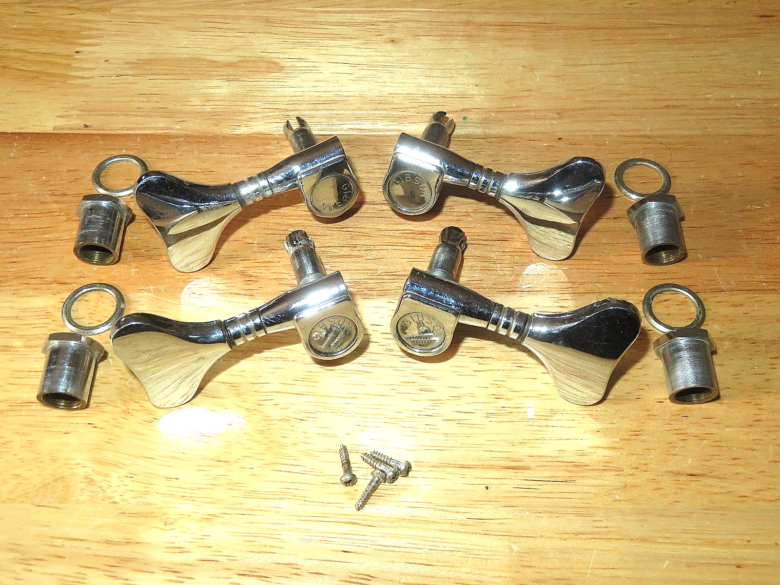 Gibson 1965 Chrome Logo EB Bass Tuners