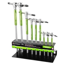 Powerbuilt 941646 - 9-Pc T-Handle Torx Key Wrench Set