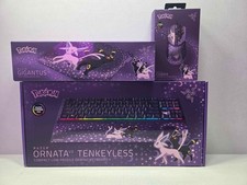 New Pokemon x Razer Espeon & Umbreon Keyboard Mouse Mousepad Set!!!