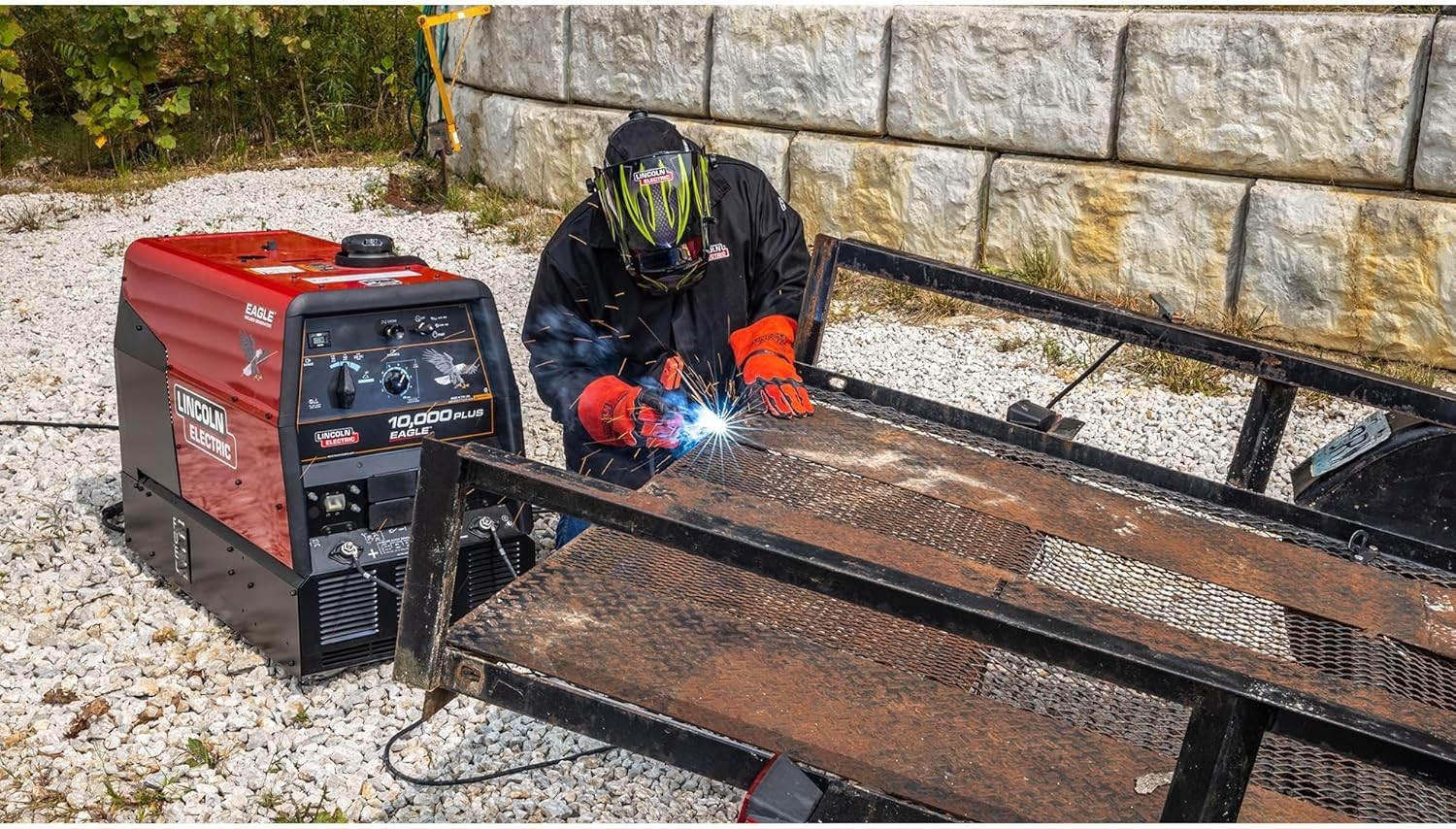 Lincoln Electric Auto-Darkening Welding Helmet, Galaxsis Pattern, Model# K4438-1