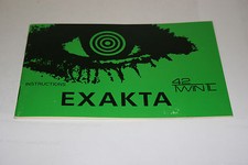NEW GENUINE ORIGINAL EXAKTA TWIN TL CAMERA INSTRUCTION MANUAL GUIDE BOOK