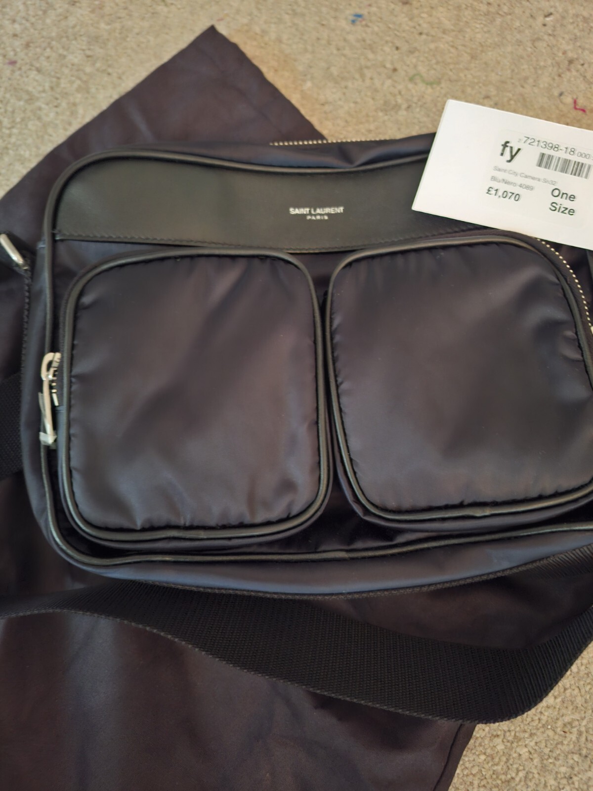 Borsa per macchina fotografica Saint Laurent Paris City