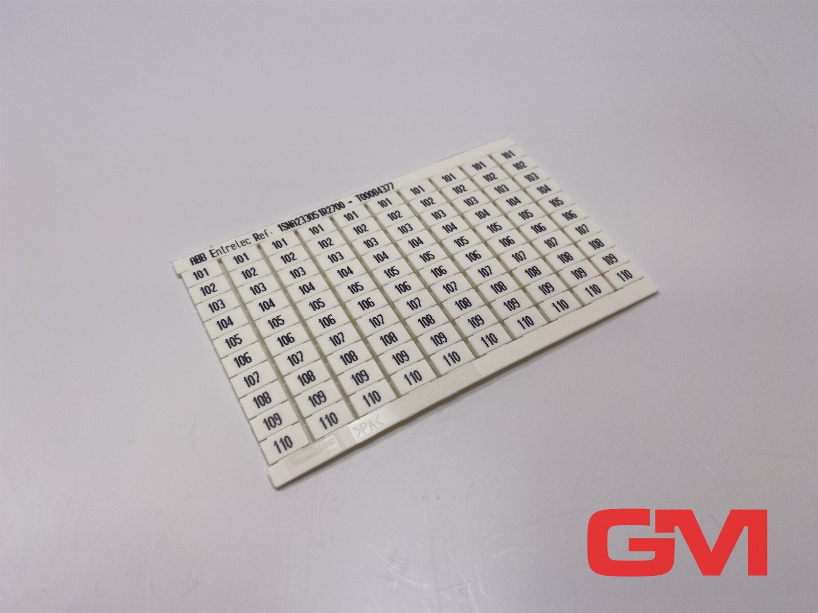 Abb Entrelec Marking Card 1sna233051r2700 - T00084377 Marker 10x101-110