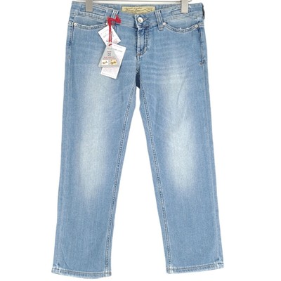Jacob Cohen Cropped Jeans Stretch Pants J753 Blue Regular Ho2 Size Women's W29