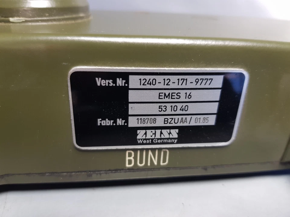 ZEISS Emes 16 Entfernungsmessgerät Schnittbild Ragefinder Bundeswehr N3 - Bild 3 von 4