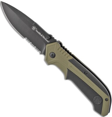 Smith & Wesson Folding Knife 3.23'' Black Oxide Combo 1100036