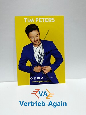Tim Peters Musiker Autogrammkarte  orig. signiert - TV FILM MUSIK #2687