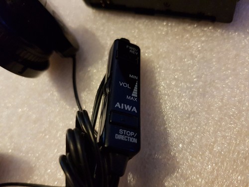 Aiwa HS-PX101 Stereo Cassette Player Rare Vintage Dolby + Aiwa HP-MR1 Headphones - Picture 3 of 12