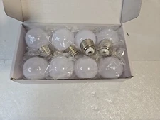 LED Bulbs 1 Watt 8 Pack G14  Globe Bulbs 