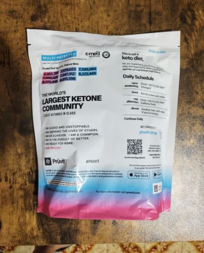 Prüvit keto OS NAT challenge 20 mit ohne Koffein Ketonen Diät Fettverbrenner - Bild 3 von 14