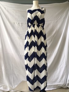 chevron maxi dress