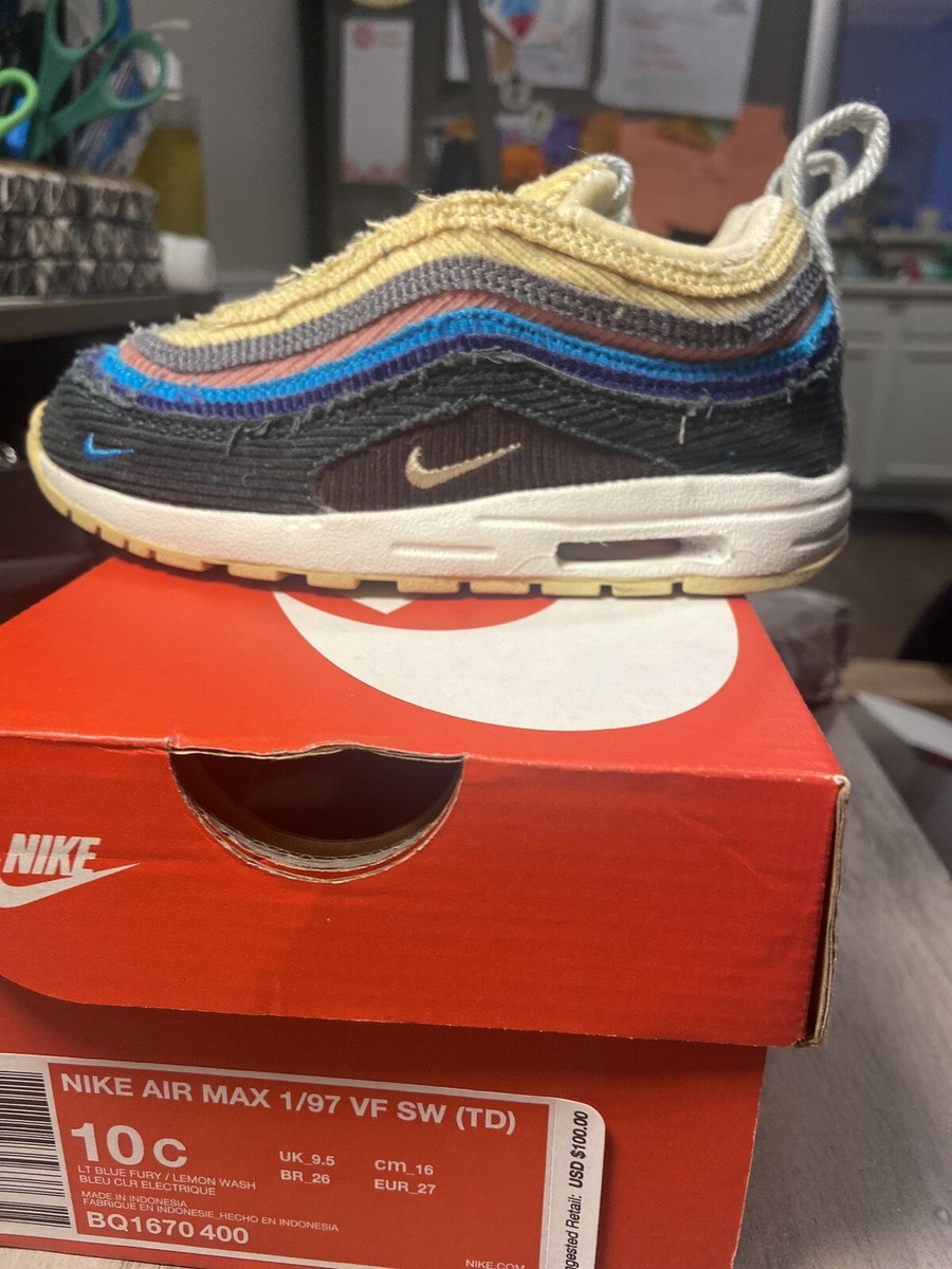Nike Air max 1/97 Sean Wotherspoon TD Toddler Size 10C | eBay 